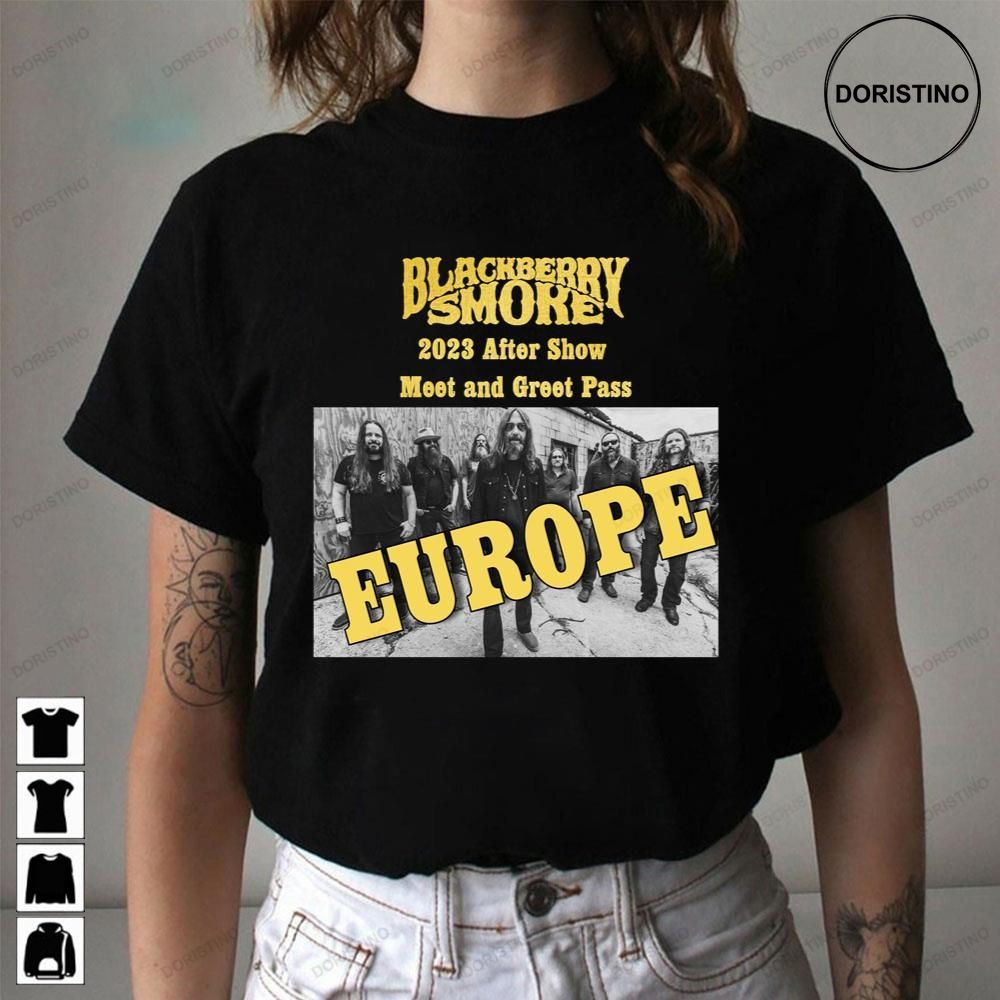 Black Bery Smoke After Show Meet And Greet Pass Limited Edition T-shirts